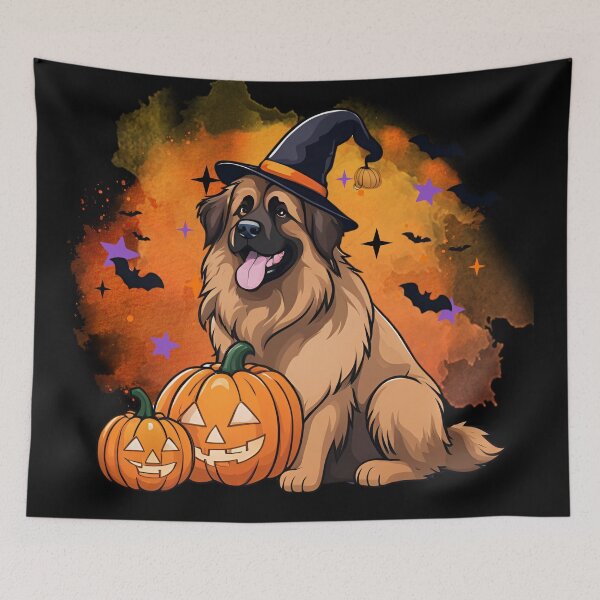 Item preview, Leonberger Halloween Wizard Dog – Majestic Leonberger in Wizard Costume for Halloween designed and sold by GoodyPaws.