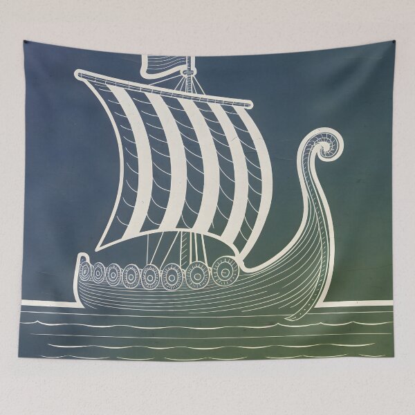 Item preview, Viking ship at sea, viking ship, Viking, viking dad, best dad ever, dad, happy dad day designed and sold by PRYMULLART.