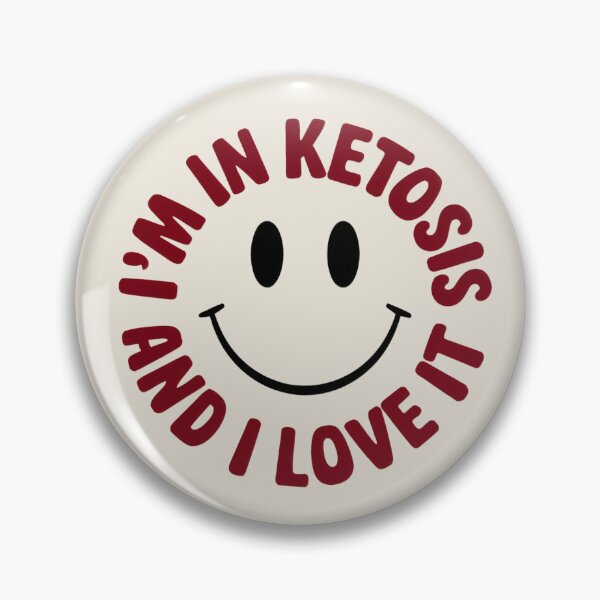 Item preview, Ketosis Lover Smiley Face for Keto Diet Enthusiasts designed and sold by Anniko Art Studio.