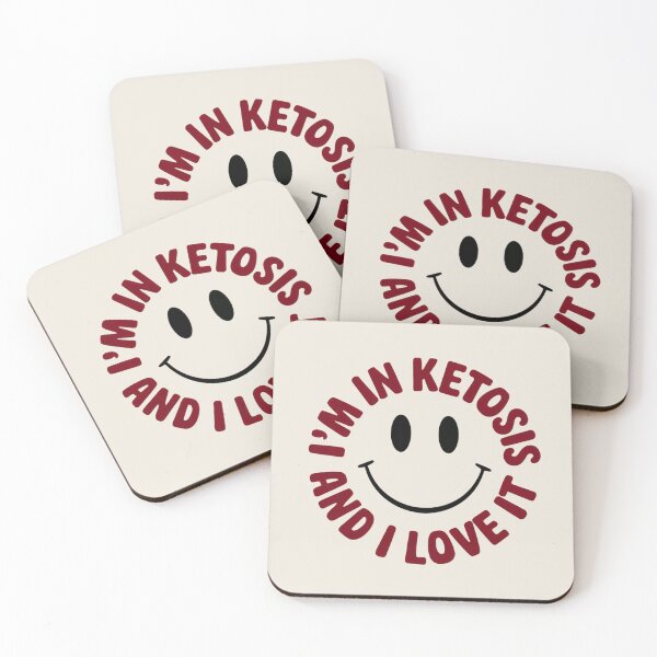 Item preview, Ketosis Lover Smiley Face for Keto Diet Enthusiasts designed and sold by Anniko Art Studio.
