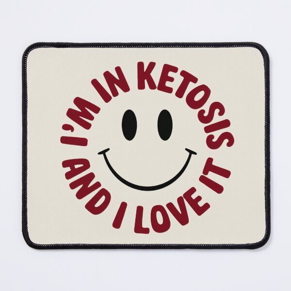 Item preview, Ketosis Lover Smiley Face for Keto Diet Enthusiasts designed and sold by Anniko Art Studio.