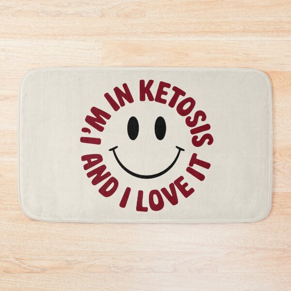 Item preview, Ketosis Lover Smiley Face for Keto Diet Enthusiasts designed and sold by Anniko Art Studio.