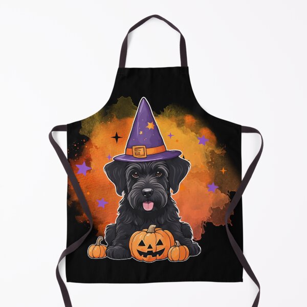 Item preview, Russian Black Terrier Halloween Wizard Dog – Majestic Russian Black Terrier in Wizard Costume for Halloween designed and sold by GoodyPaws.