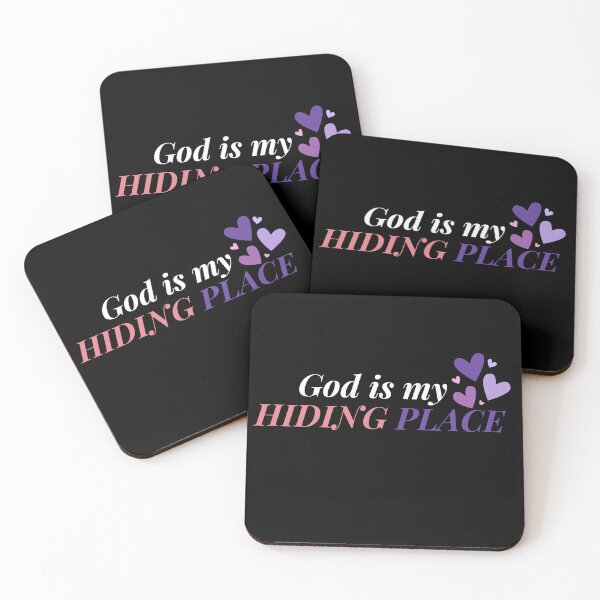 Item preview, God is my hiding place cute design designed and sold by LeesClose123.
