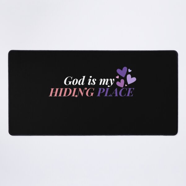 Item preview, God is my hiding place cute design designed and sold by LeesClose123.