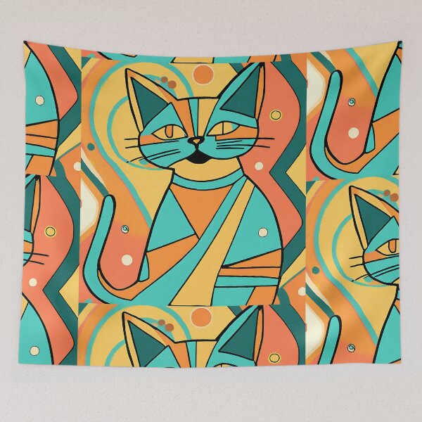 Item preview, Atomic Cat Retro designed and sold by IbrahimArt2.