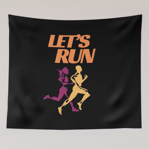 Item preview, Let's Run, Runner, Running.  designed and sold by Lunarmenta.