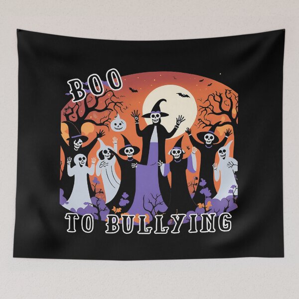 Artikelvorschau, Buh zum Mobbing am Halloween-Einheitstag. entworfen und verkauft von DotisDreams.