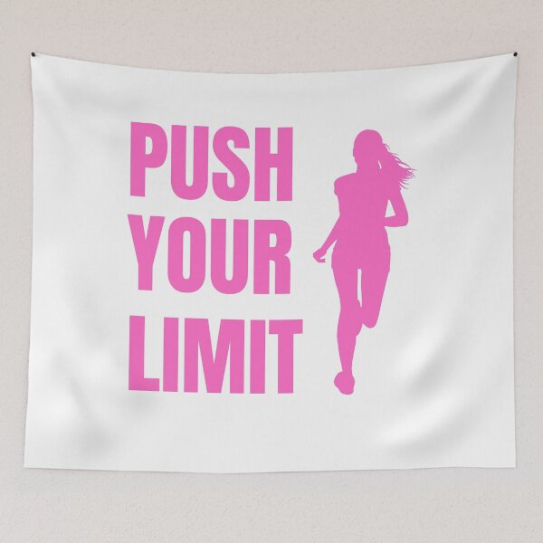 Item preview, Push your limit,  Run, Runner, Running.  designed and sold by Lunarmenta.