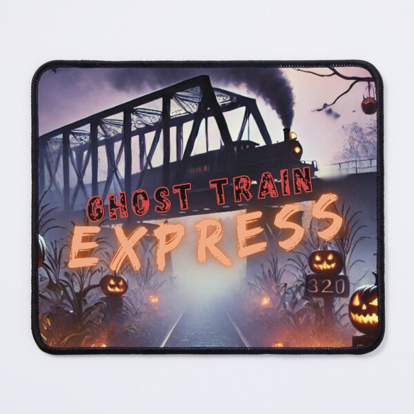 Item preview, Ghost train express at midnight, halloween photography designed and sold by MajkelVisionArt.