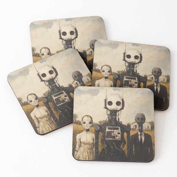 Item preview, American Gothic: Robotic Dystopia designed and sold by landletsy.