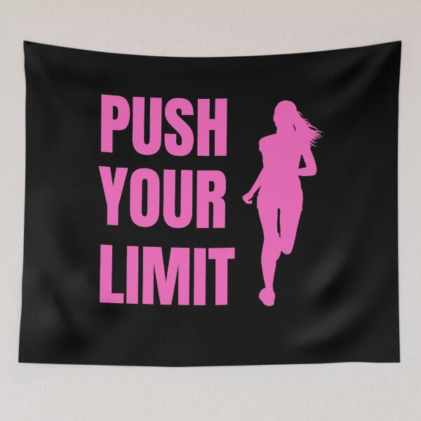 Item preview, Push your limit,  Run, Runner, Running.  designed and sold by Lunarmenta.