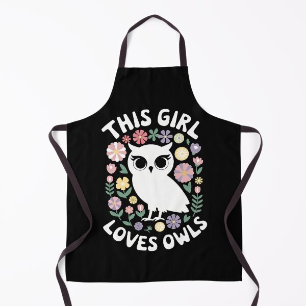 Item preview, Cute owl girly idea lovers - night animals with colorful wild flowers owls birds girlie house girl floral bird watcher dream designed and sold by Fantasy Cache.