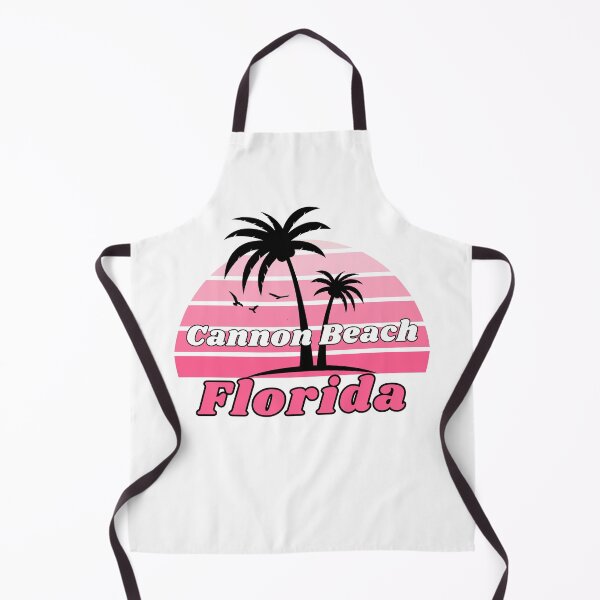Item preview, Retro Cool Cannon Beach in Key Largo Florida Palm Tree at Sunset Souvenirs designed and sold by karmdaf.