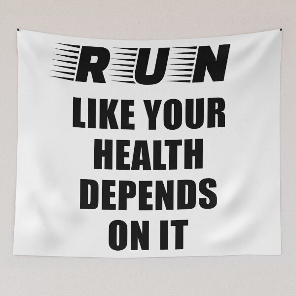 Item preview, Run like your health depends on it designed and sold by Jeeb-Arts.