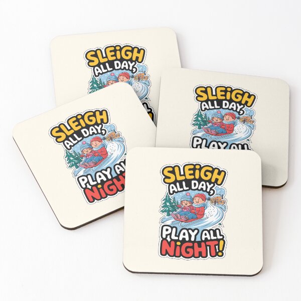 Item preview, Sleigh All Day, Play All Night Design designed and sold by MolonasDesigns.