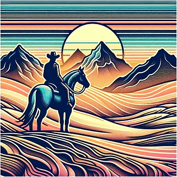 Artwork thumbnail, Retro Rodeo by StephanieBrock