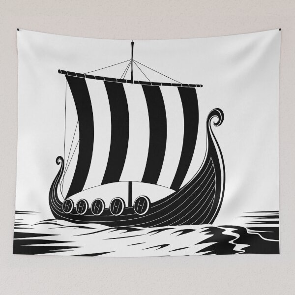 Item preview, Viking ship at sea, viking ship, Viking, viking dad, best dad ever, dad, happy dad day designed and sold by PRYMULLART.