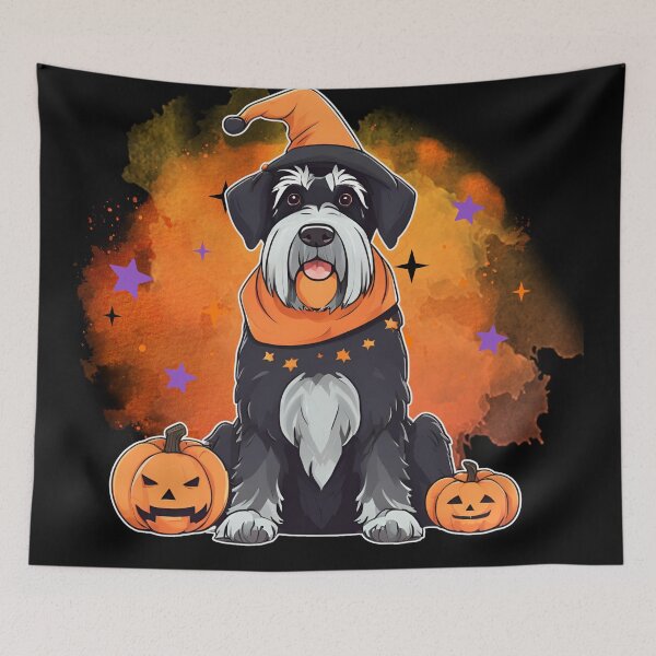 Item preview, Giant Schnauzer Halloween Wizard Dog – Majestic Giant Schnauzer in Wizard Costume for Halloween designed and sold by GoodyPaws.