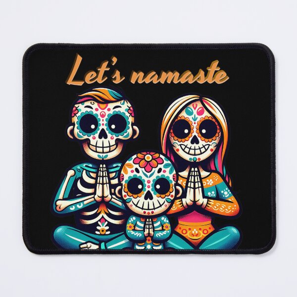 Item preview, Namaste Skeletons: A Halloween Family Retreat designed and sold by OMdesign10.