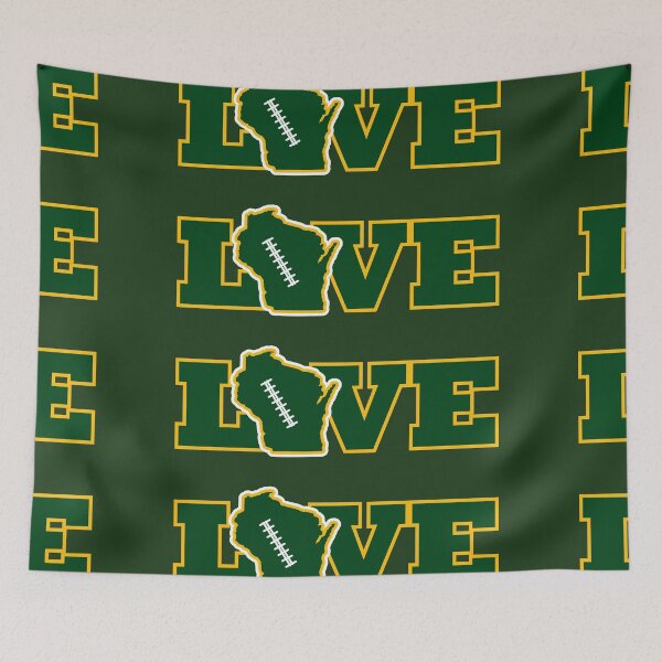 Item preview, Green Bay Packer Love Football designed and sold by SophieandOlive.