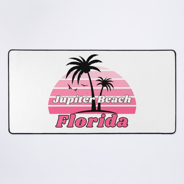 Item preview, Retro Cool Jupiter Beach Florida Palm Tree at Sunset Souvenirs designed and sold by karmdaf.