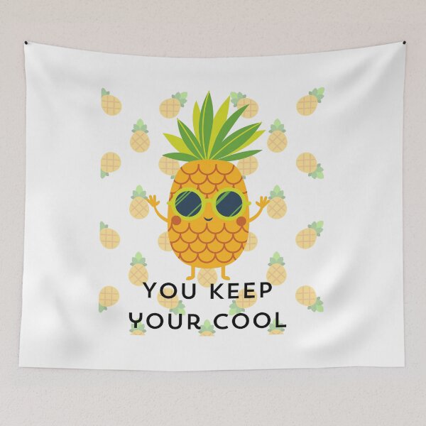 Item preview, pineapple, you keep, your cool.  designed and sold by Lunarmenta.