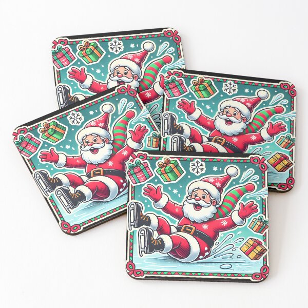 Item preview, Skating Santa's Christmas Adventure. designed and sold by Linework Studio.