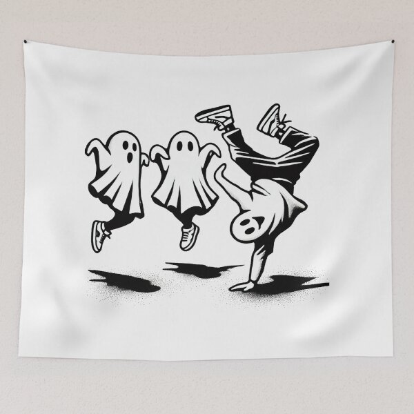 Item preview, Dancing Ghosts Breakdancing designed and sold by Blink Art Studio.