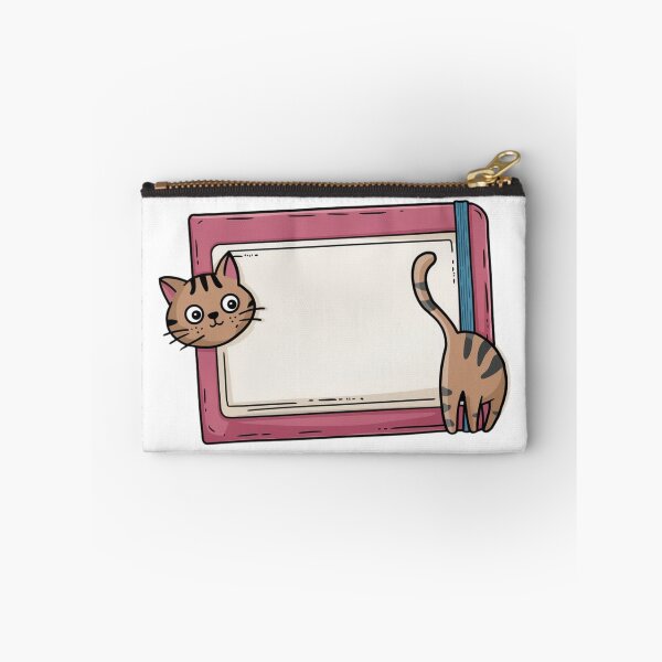 Item preview, Cat Notebook Name Tag designed and sold by NicolasGlowArt.