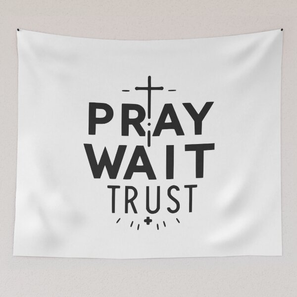 Aperçu de l'œuvre Pray Wait Trust créée et vendue par Frank Ring.