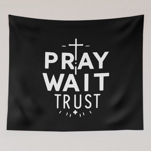 Aperçu de l'œuvre Pray Wait Trust créée et vendue par Frank Ring.