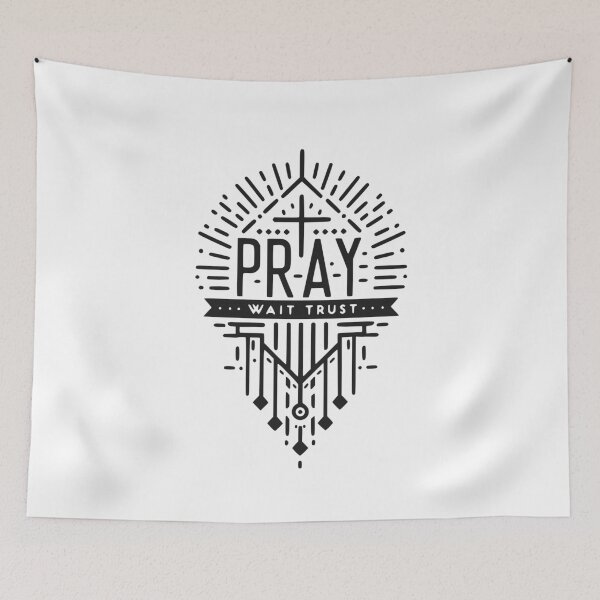 Aperçu de l'œuvre Pray Wait Trust créée et vendue par Frank Ring.