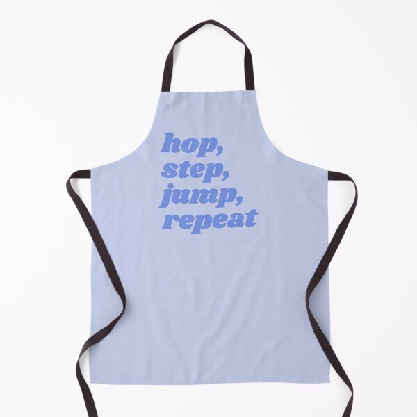 Item preview, Hop, step, jump, repeat - blue triple jump quote designed and sold by Cre8iveCat.