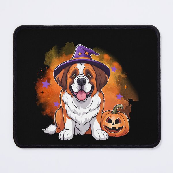 Item preview, Saint Bernard Halloween Wizard Dog – Adorable Saint Bernard in Wizard Costume for Halloween designed and sold by GoodyPaws.