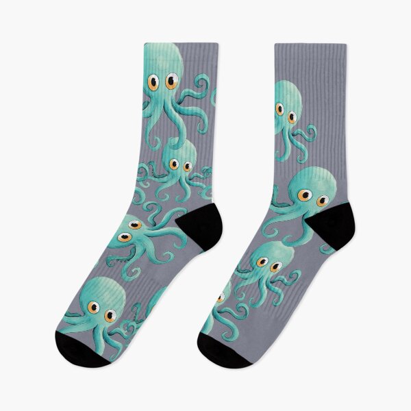 Item preview, Whimsical Turquoise Octopuses|Nursery Decor| designed and sold by MaryFiore.