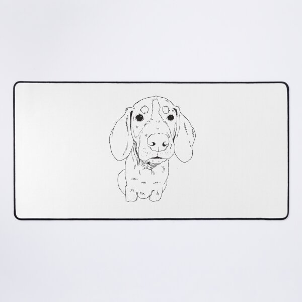 Item preview, Cute doggie portrait drawing designed and sold by Hadventure24.