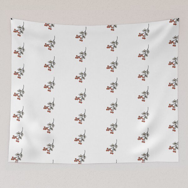Item preview, Berry branch sticker freehand autumn sticker template designed and sold by Sunshine2504.