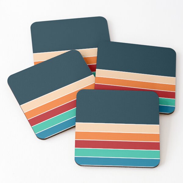 Item preview, Colorful 70s Vintage Retro Stripes designed and sold by Deutschic.