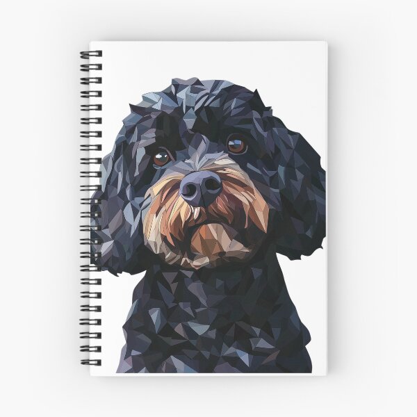 Item preview, Geometric Black Cockapoo designed and sold by GoatAndCamel.