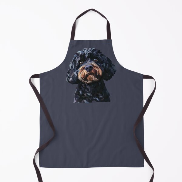 Item preview, Geometric Black Cockapoo designed and sold by GoatAndCamel.