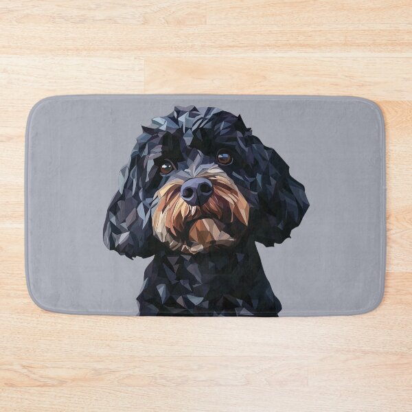 Item preview, Geometric Black Cockapoo designed and sold by GoatAndCamel.