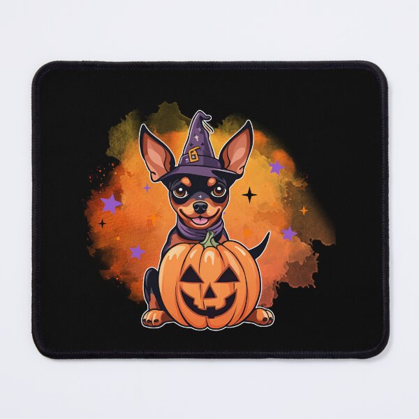 Item preview, Miniature Pinscher Halloween Wizard Dog – Adorable Miniature Pinscher in Wizard Costume for Halloween designed and sold by GoodyPaws.