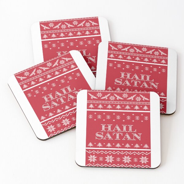 Item preview, Hail Satan Ugly Christmas Sweater designed and sold by ColorRealm.