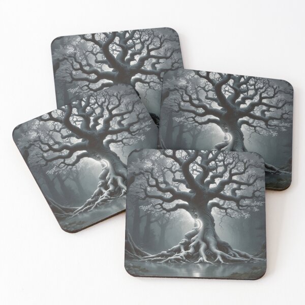 Item preview, Grayscale tree of life designed and sold by Jennifer McBride.