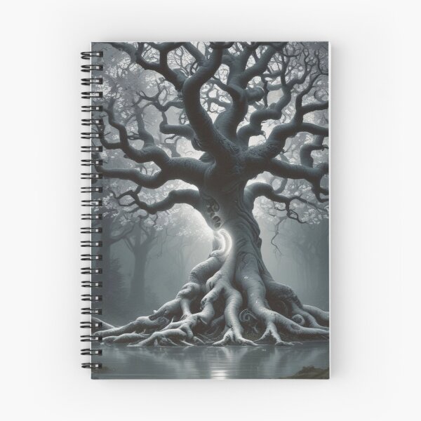 Item preview, Grayscale tree of life designed and sold by Jennifer McBride.