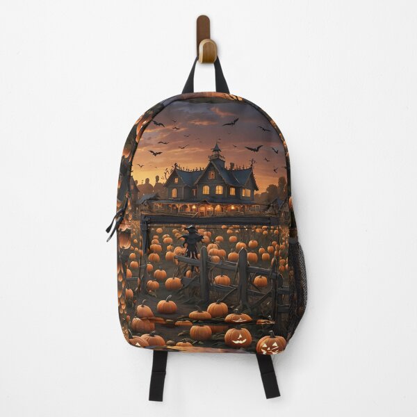 Item preview, Eerie Pumpkin Field designed and sold by Rosa-Canina64.