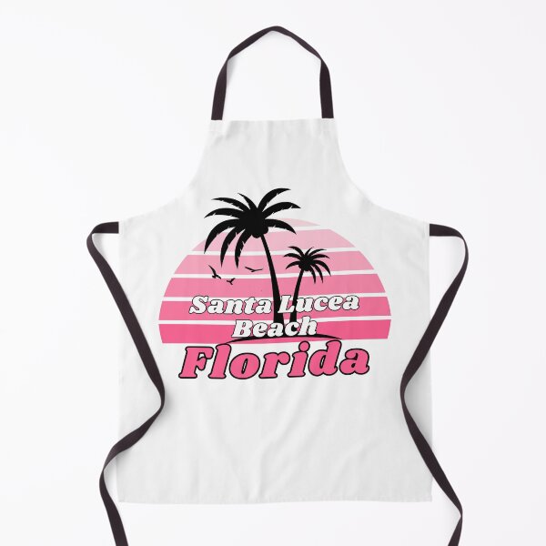 Item preview, Retro Cool Santa Lucea Beach Florida Palm Tree at Sunset Souvenirs designed and sold by karmdaf.
