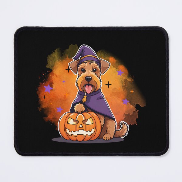 Item preview, Airedale Terrier Halloween Wizard Dog – Adorable Airedale in Wizard Costume for Halloween designed and sold by GoodyPaws.