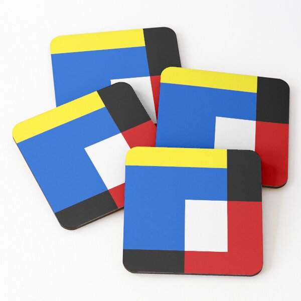 Item preview, Mondrian Inspired Abstract Geometric Art designed and sold by Jeallan Designs.